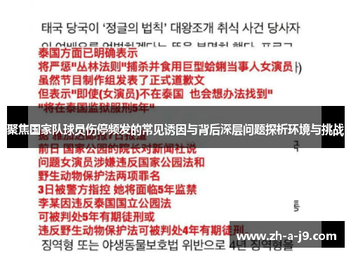 聚焦国家队球员伤停频发的常见诱因与背后深层问题探析环境与挑战